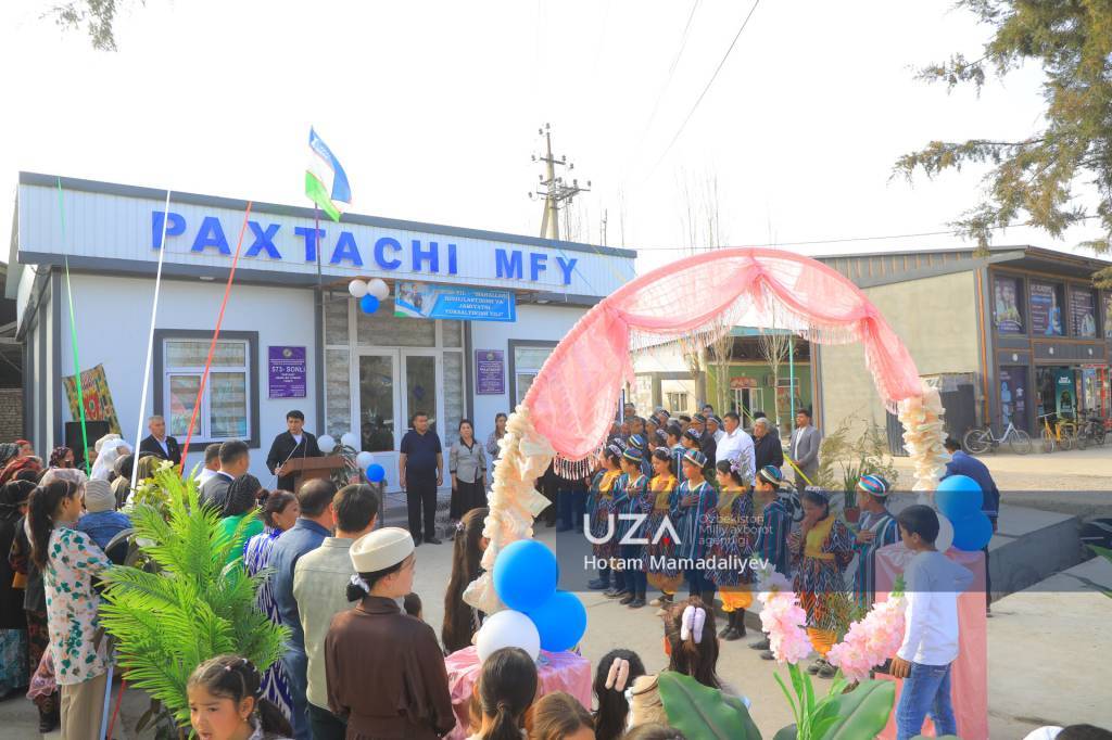 Пахтачида маҳалла тизими учун замонавий шароит яратилди