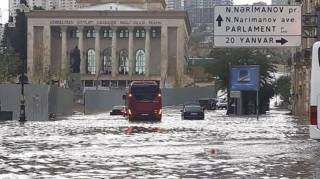 Озарбайжонда рекорд даражада ёғингарчилик