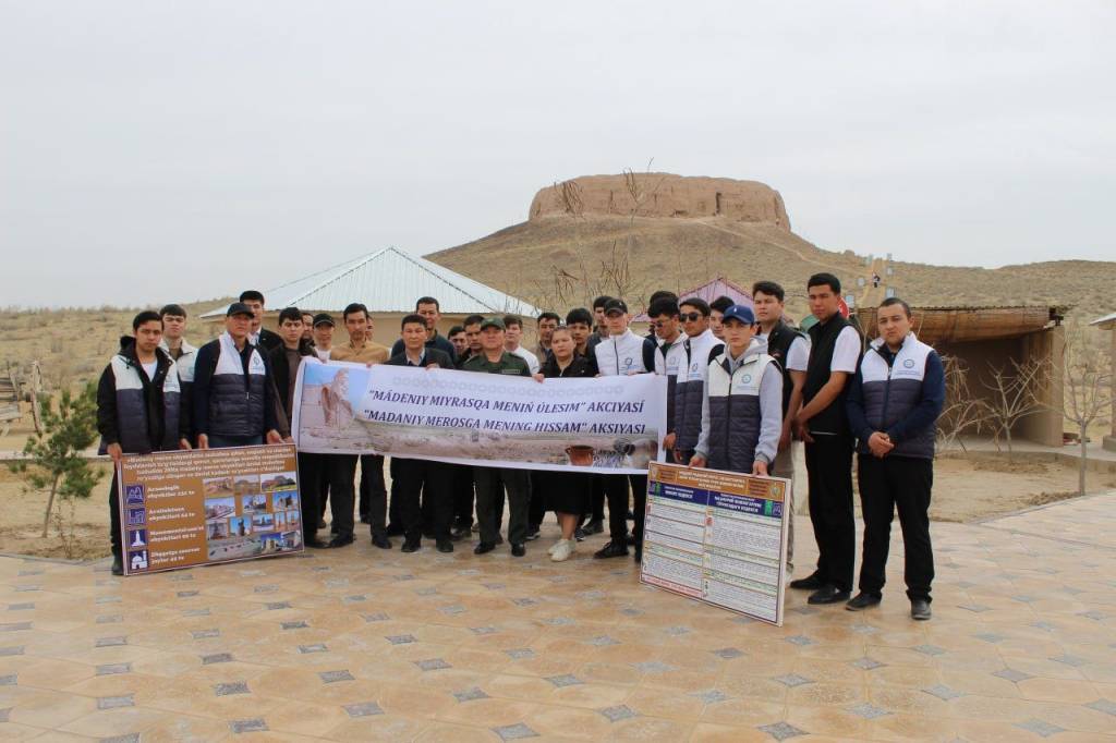 “Маданий меросга менинг ҳиссам!” акцияси ўтказилди