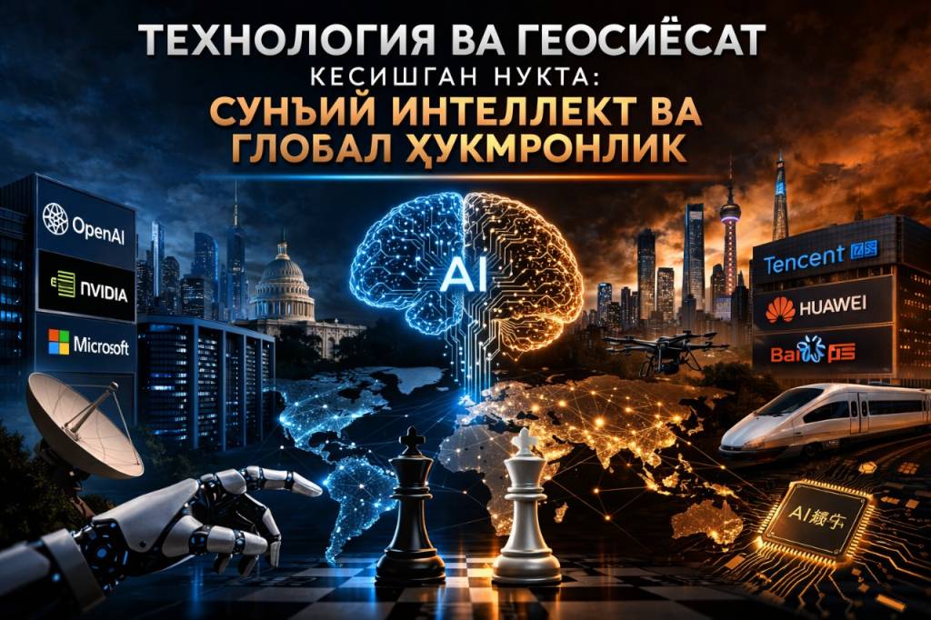 Технология ва геосиёсат кесишган нуқта: сунъий интеллект ва глобал ҳукмронлик