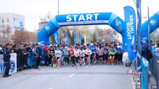 Нукусда оммавий югуриш марафони