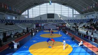 Sambo: Mamlakat chempionatida Samarqand va Navoiy jamoalari yetakchilikka erishdi