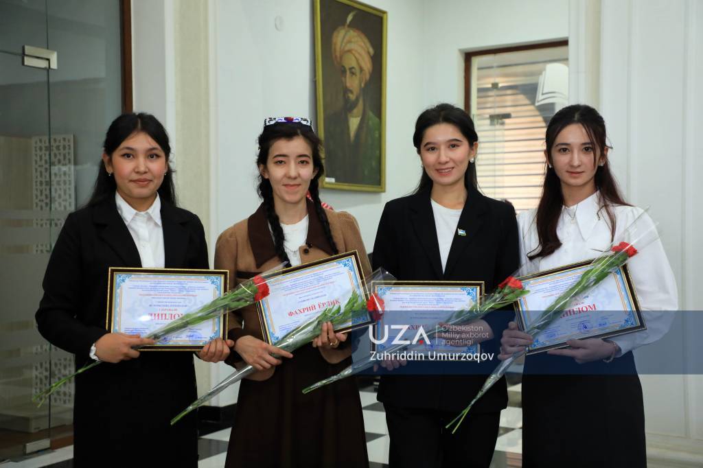 Танлов ғолиблари тақдирланди