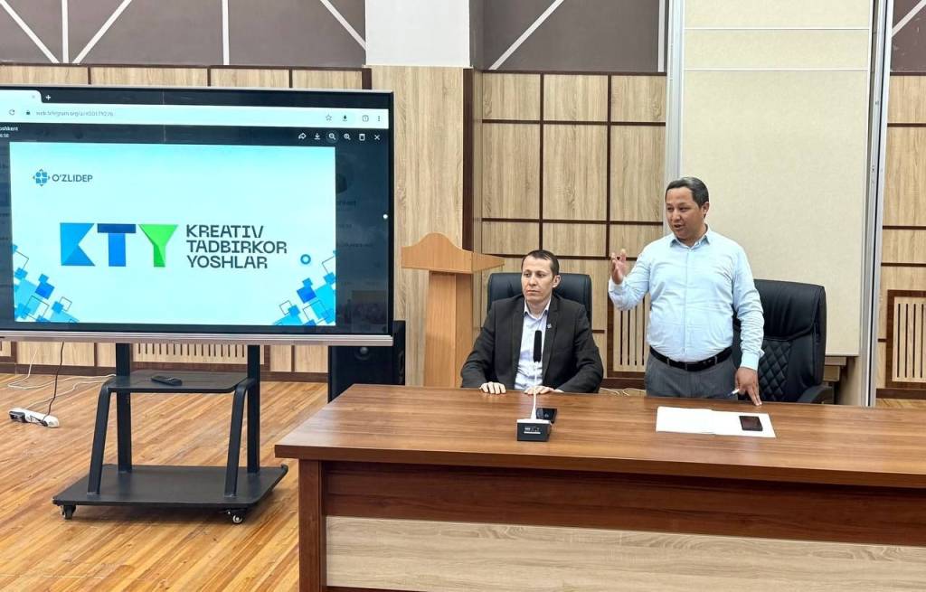 “Креатив тадбиркор ёшлар” лойиҳаси