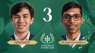 Синдоров ҳиндистонлик Праггнанандхани енгди