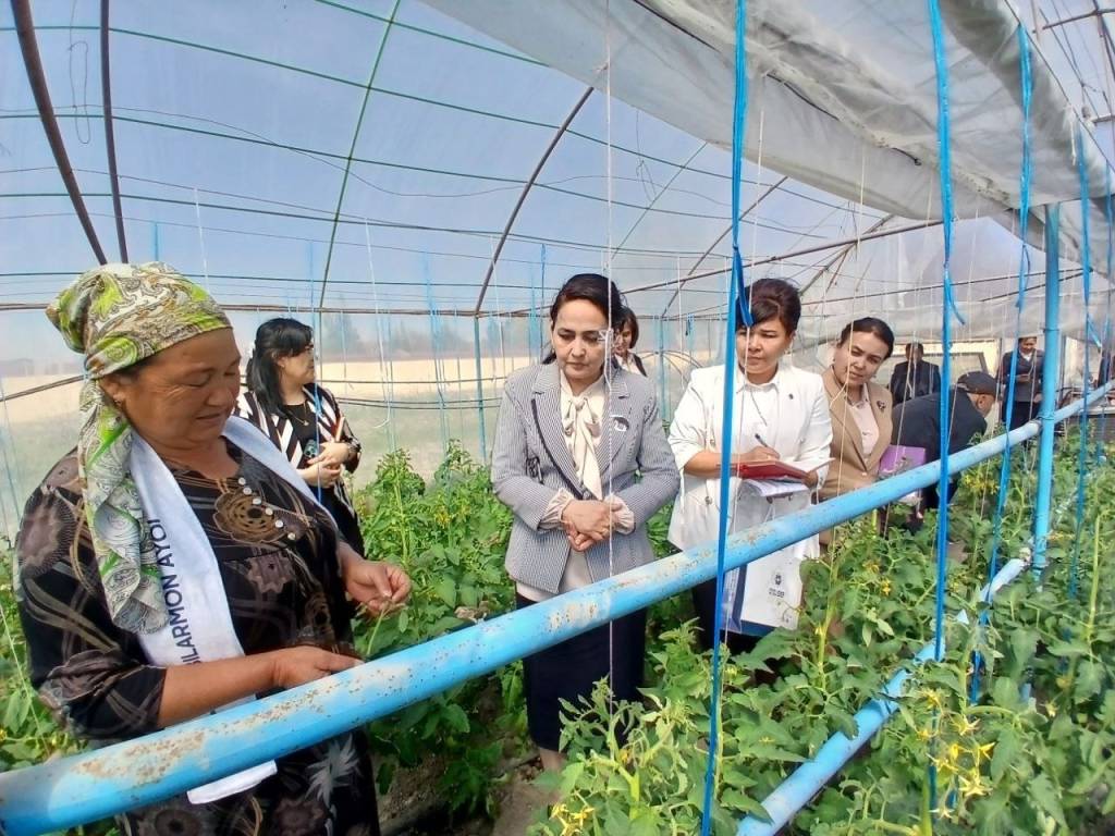 Хотин-қизлар бандлиги ҳолати ўрганилди