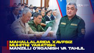 Mahallalarda xavfsiz muhitni yaratish: manzilli o‘rganish va tahlil (+video)