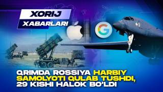 Қримда Россия ҳарбий самолёти қулаб тушди, 29 киши ҳалок бўлди (+видео)