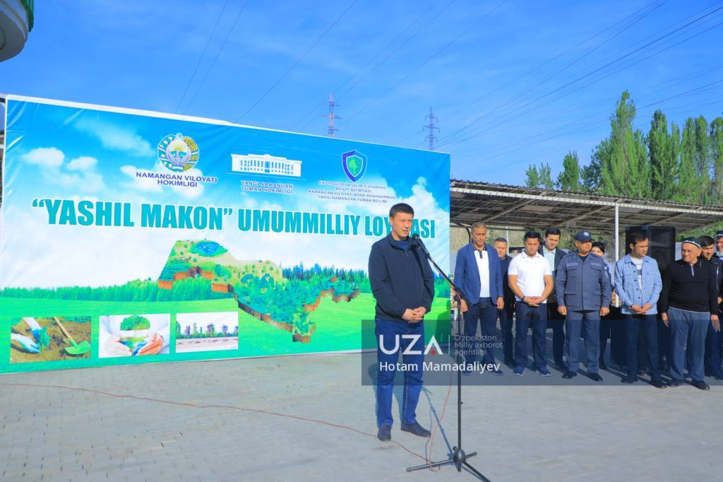 Yangi Namangan yashil makonga aylanadi