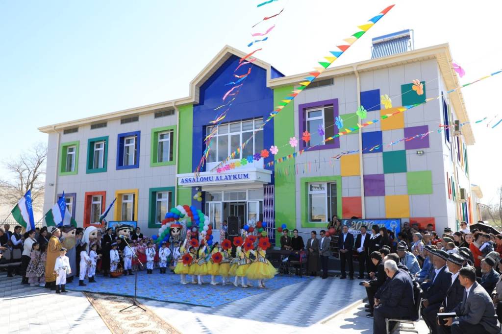 Zamonaviy bog‘cha foydalanishga topshirildi