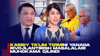 Kasbiy ta’lim tizimini yanada rivojlantirish masalalari muhokama qilindi (+video)