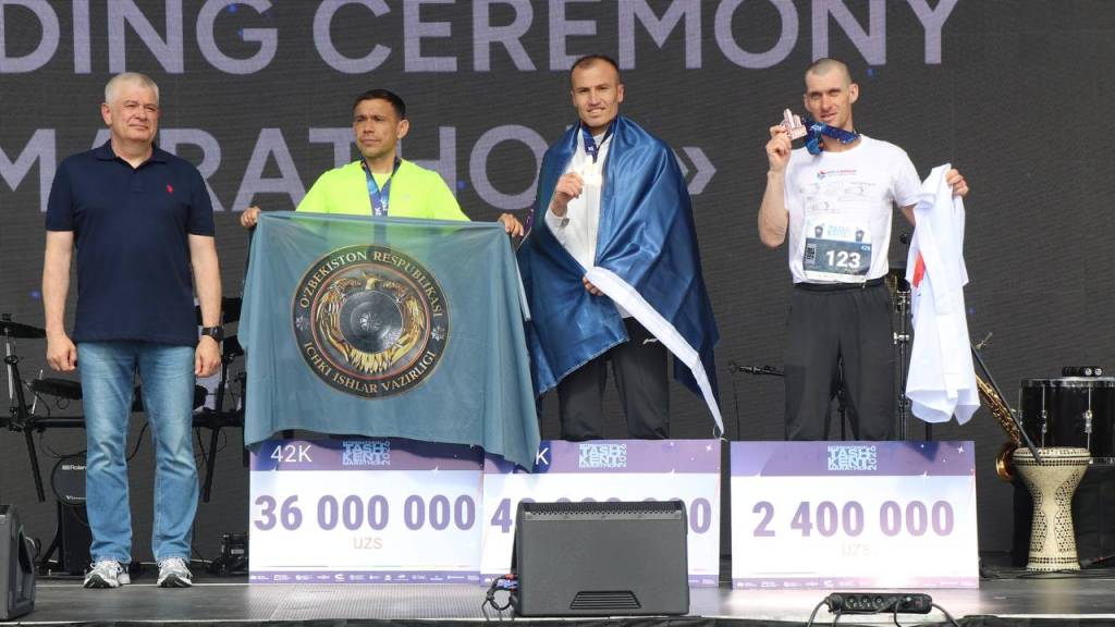 Юқори савияда ўтган VIII Тошкент халқаро марафонида ғолиб ва совриндорлар аниқланди