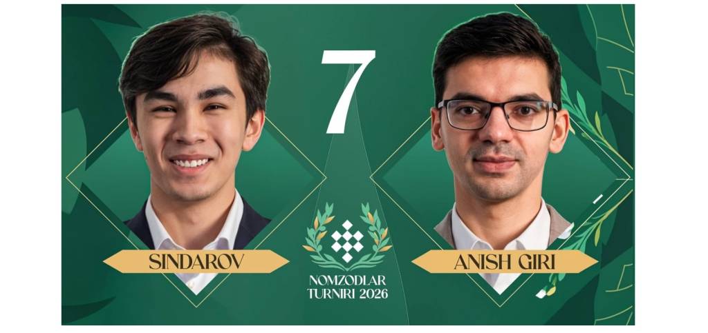 Nomzodlar turnirida mag‘lubiyatsiz odimlayotgan Sindorov Giri bilan bahslashadi