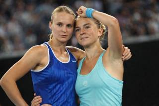 波琳娜和玛丽亚在欧洲比赛