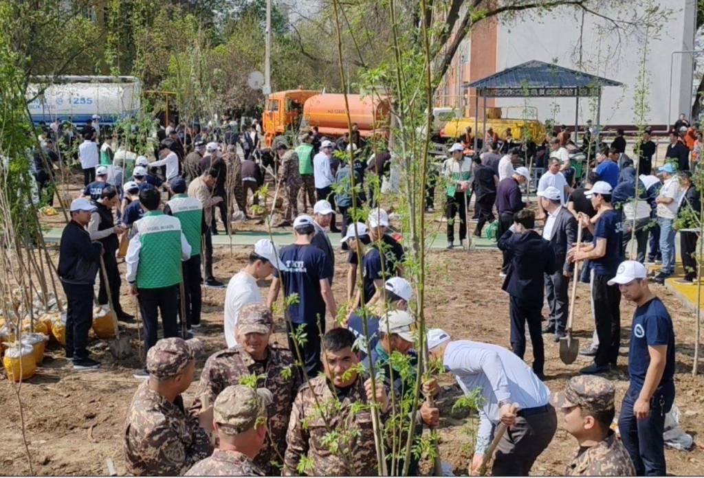 "Yashil makon" loyihasi shahar va qishloqlarimiz qiyofasini tubdan o‘zgartirmoqda