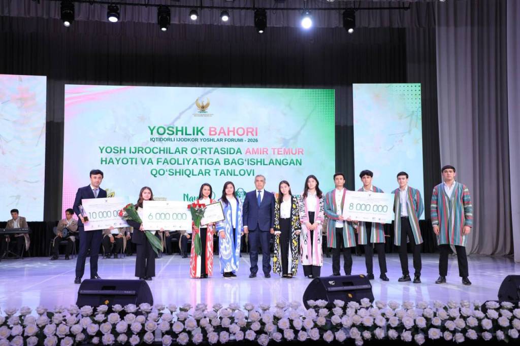 «Yoshlik bahori» forumi g‘oliblari taqdirlandi