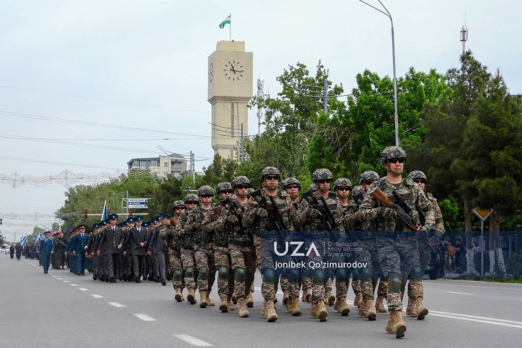 Termizda harbiy-vatanparvarlik marshi o‘tkazildi