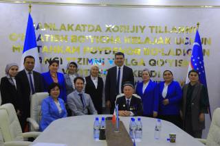 Fransiya elchisi institutda bo‘ldi