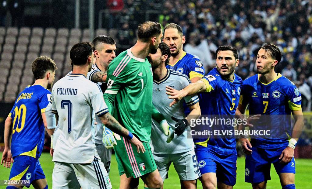 Bosniya terma jamoasi posboni Nikola Vasil Janluiji Donnarummani qoraladi