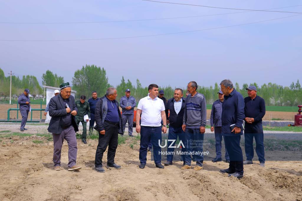 Қишлоқ хўжалиги ишлари ўрганилди