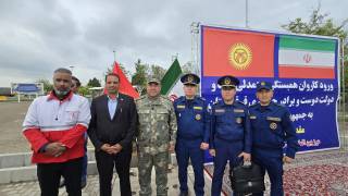 Кыргызстан отправил гуманитарную помощь в Иран