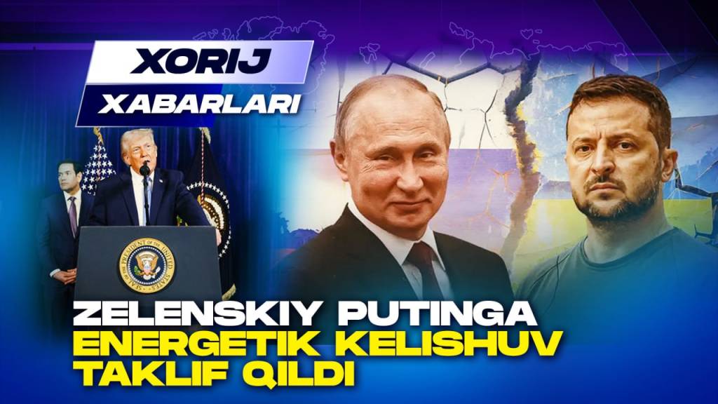 Zelenskiy Putinga energetik kelishuv taklif qildi (+video)