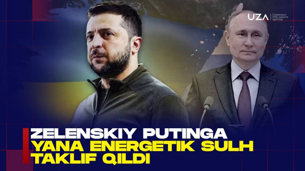 Зеленский Путинга яна энергетик сулҳ таклиф қилди