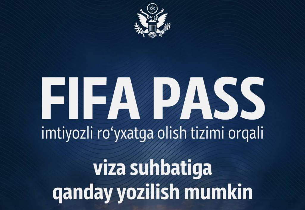 JCH-2026 o'yinlariga chiptasi borlar AQSHga qanday qilib viza olishi mumkin?