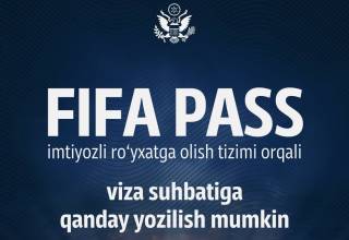 JCH-2026 o'yinlariga chiptasi borlar AQSHga qanday qilib viza olishi mumkin?