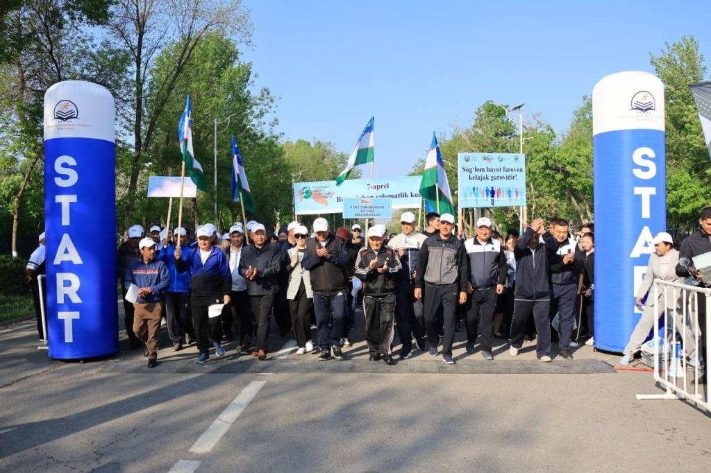 “Sog‘lom hayot” marafoni minglab ishtirokchilarni birlashtirdi