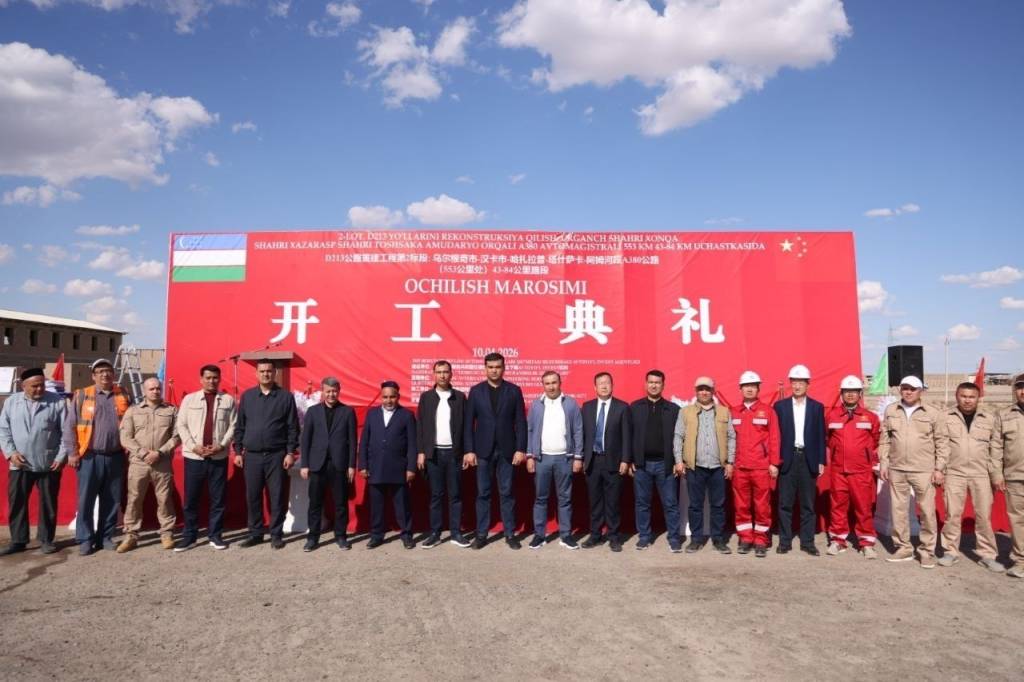 Урганч – Тупроққалъа йўли бетонлаштирилмоқда