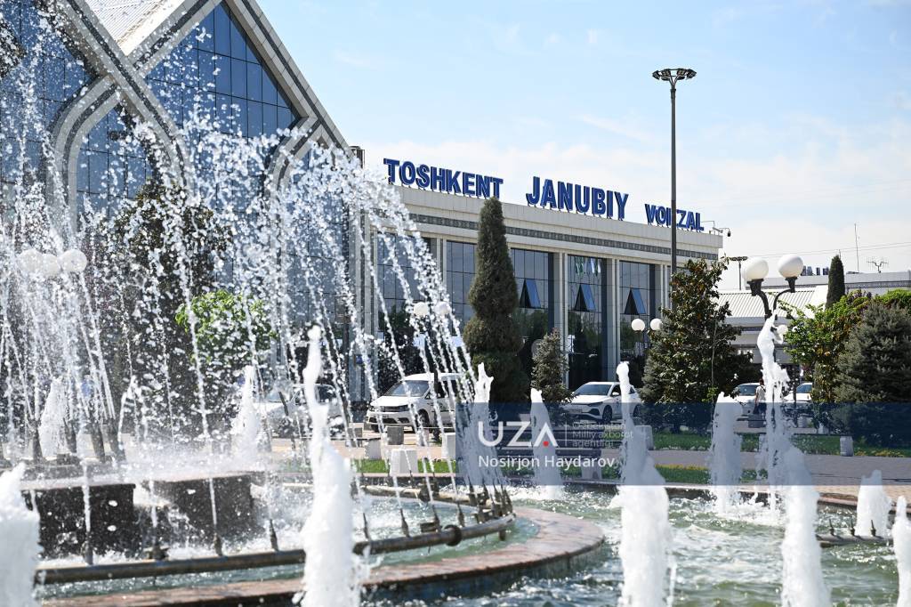 Журналистлар Тошкент-жанубий темир йўл вокзали фаолияти билан танишди