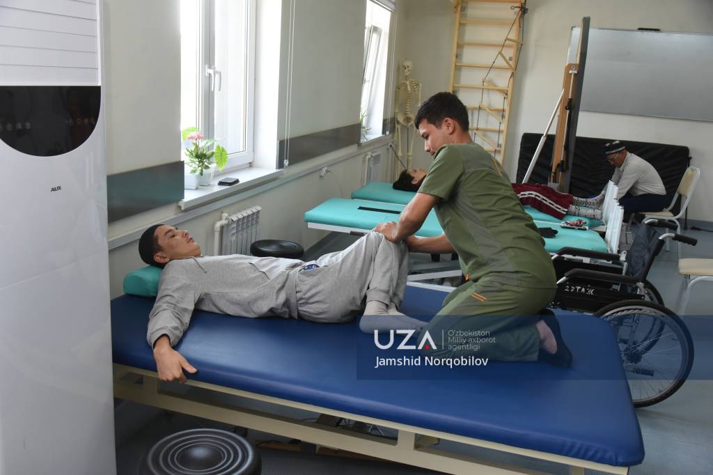 Qarshida zamonaviy reabilitatsiya markazi faoliyat yuritmoqda