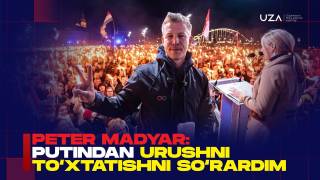 Петер Мадьяр: Путиндан урушни тўхтатишни сўрардим (+видео)