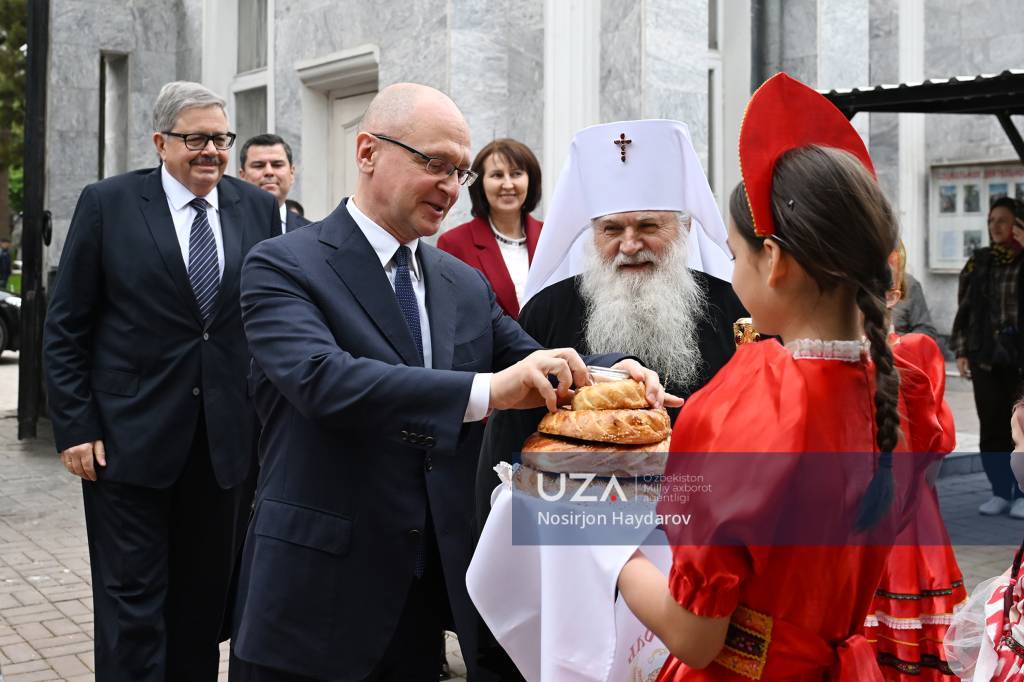 Первый заместитель руководителя Администрации Президента России посетил Свято-Успенский кафедральный собор в Ташкенте