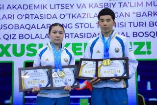 “Баркамол авлод”: стол тенниси мусобақаларининг финал босқичи якунланди