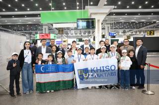 Ғолиб ўқувчилар муносиб кутиб олинди