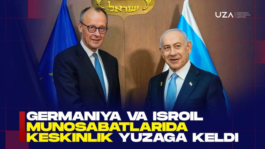 Germaniya va Isroil munosabatlarida keskinlik yuzaga keldi (+video)