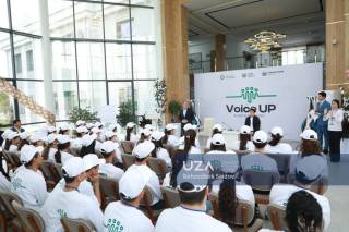 “Voice Up – 2026” – ҳар бир ёшларга ўз фикрини билдириш имконини берди ( + видео)
