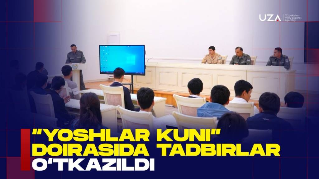 "Yoshlar kuni" doirasida tadbirlar o‘tkazildi (+video)