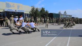 Наманганда “Ватанпарварлар” ҳарбий-спорт мусобақасининг вилоят босқичи ўтказилди