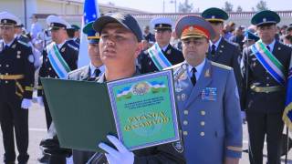 Жанубда ёш чегарачи аскарлар қасамёд қабул қилди