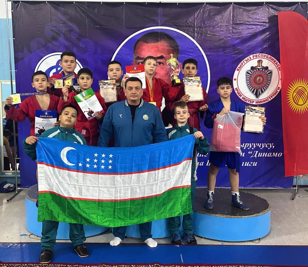 Самбочи ёшларимиз Бишкекда 7 та медални қўлга киритди