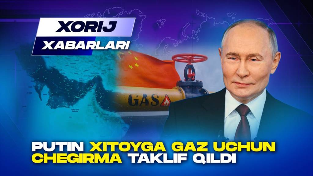 Putin Xitoyga gaz uchun chegirma taklif qildi (+video)