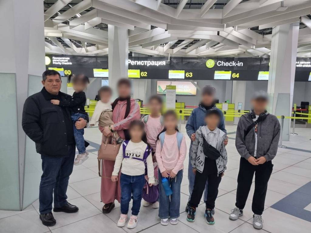 Ҳужжатсиз қолган 7 нафар бола Ватанга қайтарилди