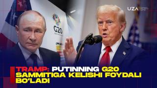 Трамп: Путиннинг G20 саммитига келиши фойдали бўлади (+видео)