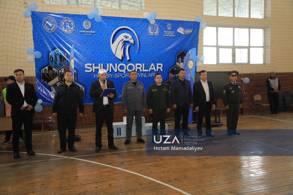 Chortoqda “Shunqorlar” harbiy-sport musobaqasining tuman bosqichi bo‘lib o‘tdi