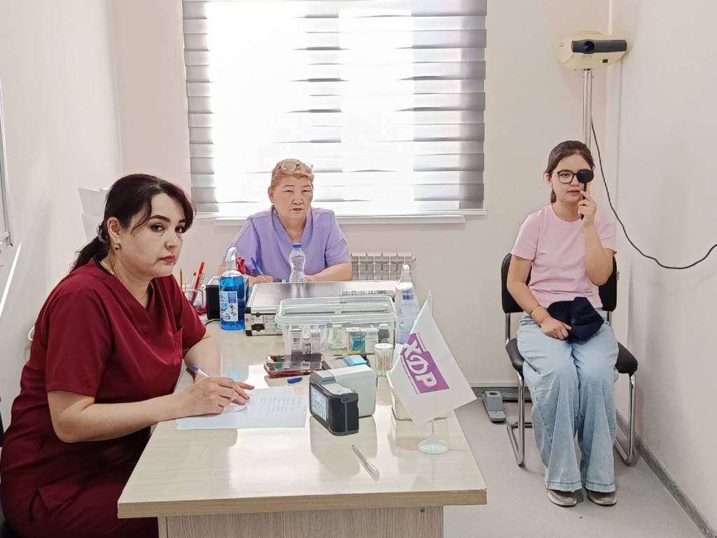 Тиббий кўрикдан аҳоли мамнун