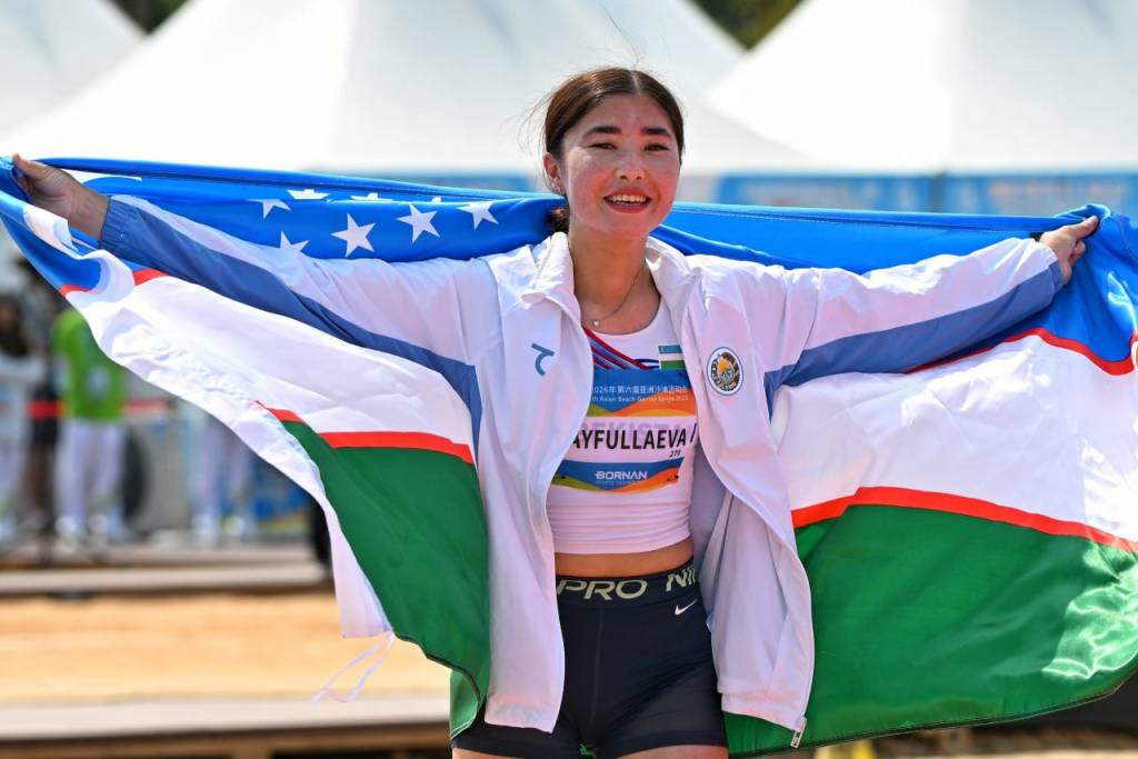 Барнохон Сайфуллаева Саня-2026 соҳил ўйинларида ғолибликка эришди