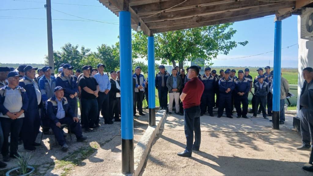 Зарбдорда сувни тежашга бағишланган семинар